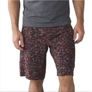 Lululemon 11" Core Shorts in Urban Leopard Slate Medium